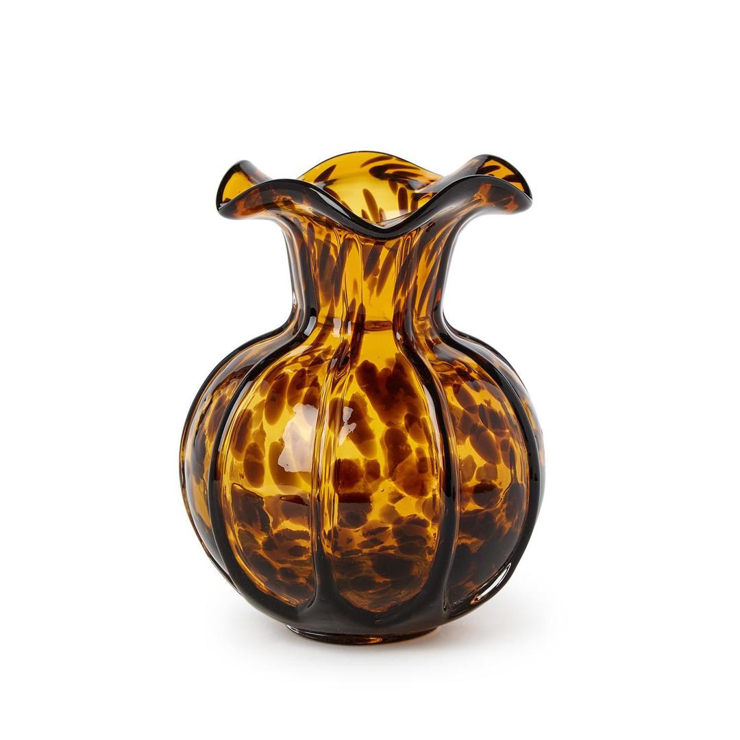 RUFFLED TORTOISE VASE