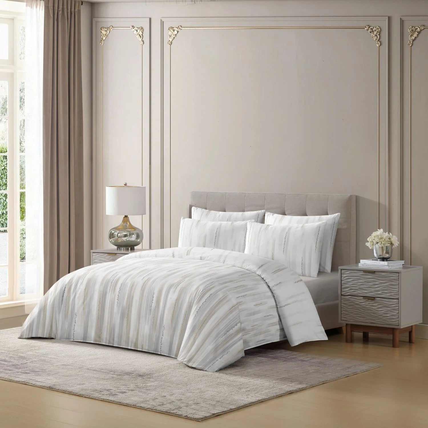 MASTERTEX IMPRESSIONS DUVET SET 8PCS