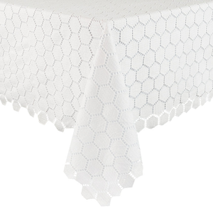 LEE AVENUE EYELET MOSAIC TABLECLOTH