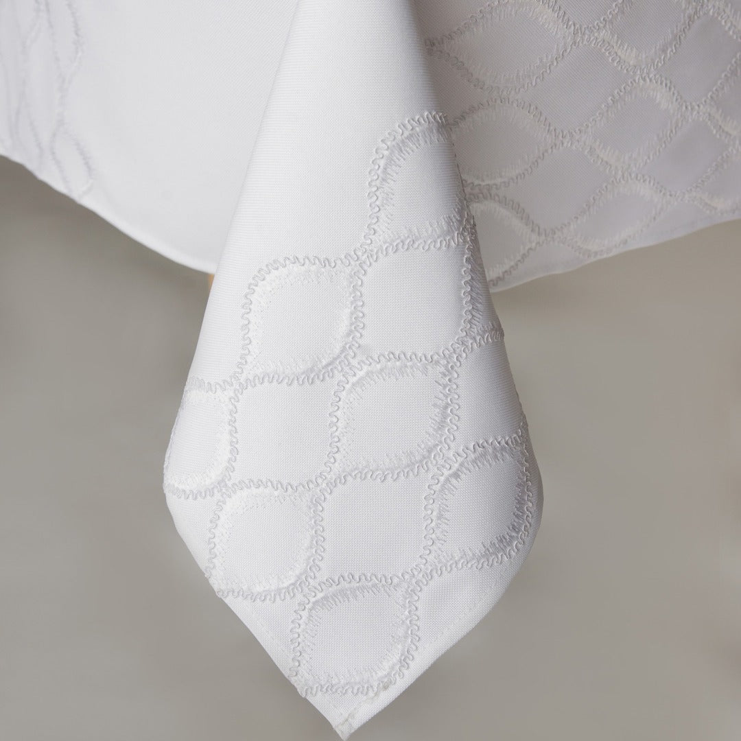 CASTALOGNA WHITE TABLECLOTH
