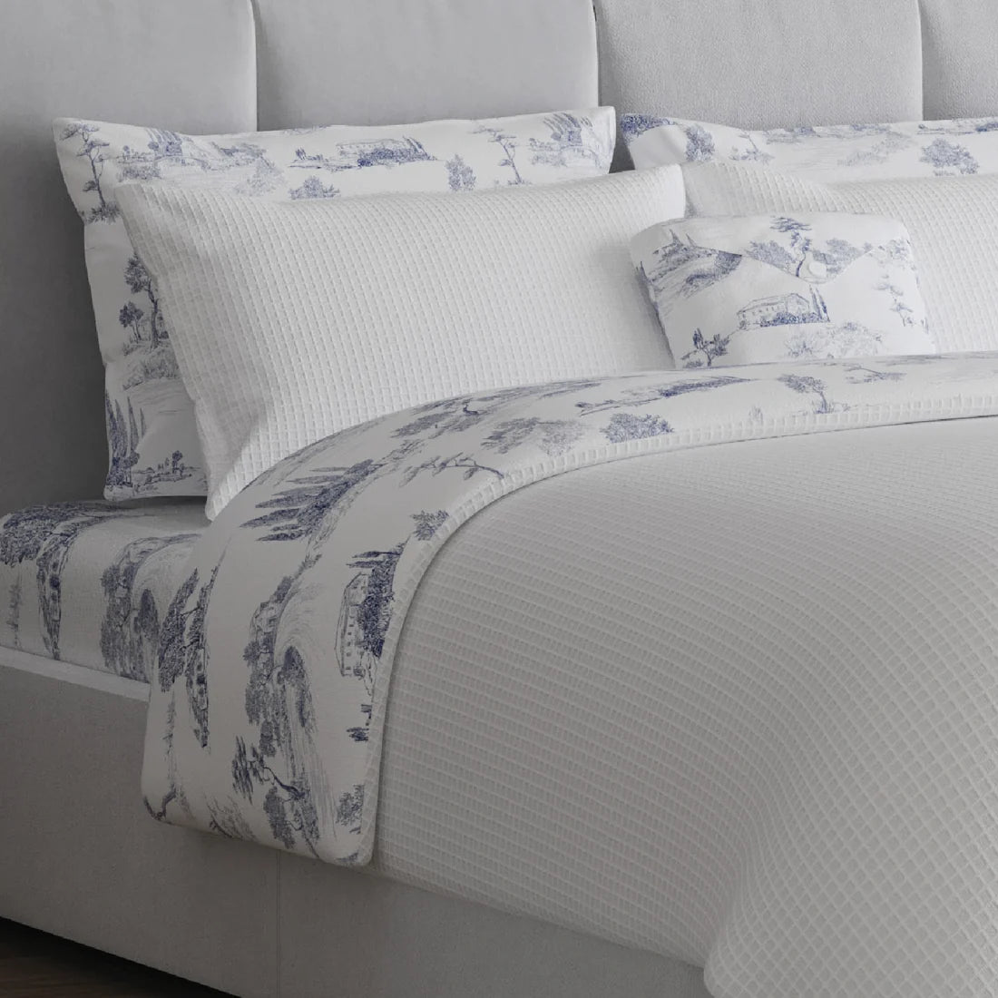 SILONNA PARIS COBALT BLUE SINGLE BED SET