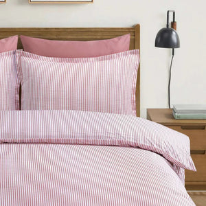 AURA HOME SEER SUCKER DUVET SET 4PC