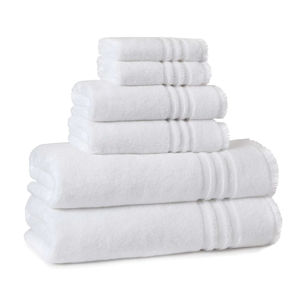 MERCER TOWELS WASH WHITE