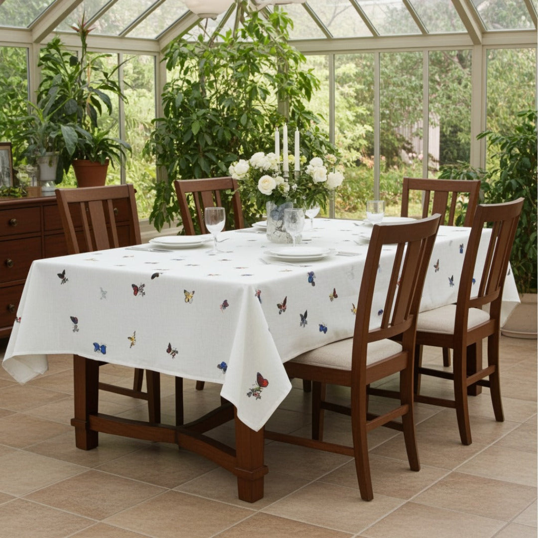 COLORFUL BUTTERFLY TABLECLOTH