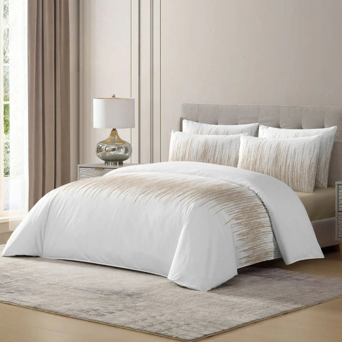 MASTERTEX PLAZA BEDDING DUVET SET 8PCS
