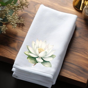 WHITE LOTUS TOWEL
