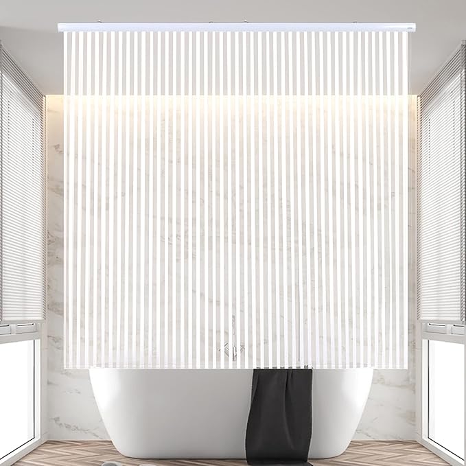 JAKOOZ ROOLLUP SHOWER CURTIAN