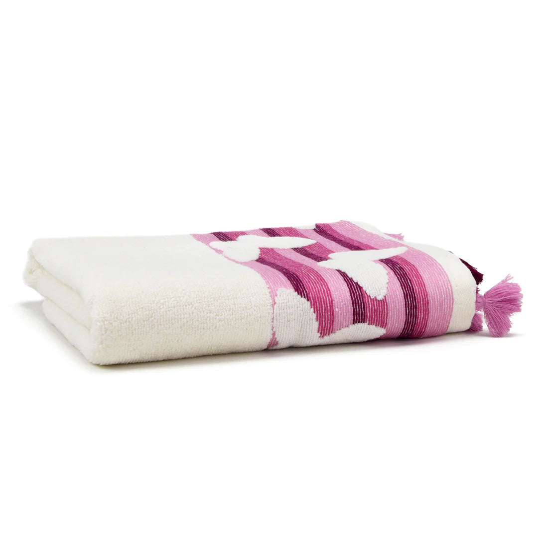 BUTTTERFLY TURKISH COTTON HAND TOWEL BOYSENBERRY
