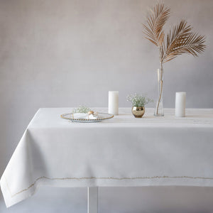 CHANDLER OFF WHITE TABLECLOTH