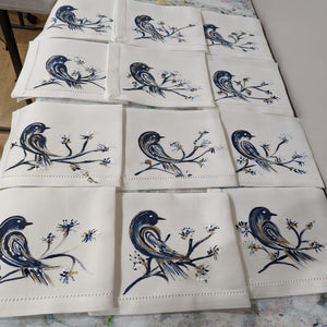 HAND PAINTED NAPKIN