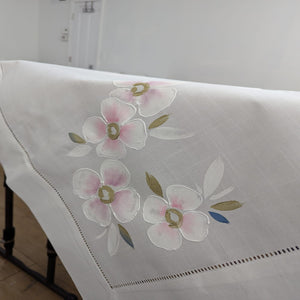HAND PAINTED TABLECLOTH